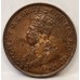 AUSTRALIA 1927 . HALF 1/2 PENNY . ERROR / VARIETY . DIE CRACKS / MINOR FLAW